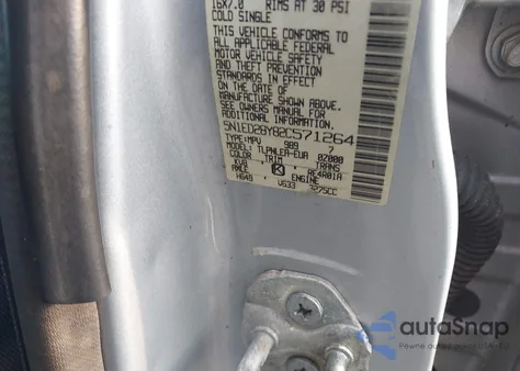 2002 Nissan Xterra Xe из США, поврежденный, VIN 5N1ED28Y82C571264